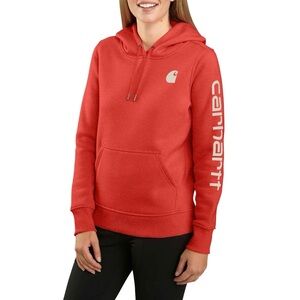 Carhartt women’s iconic Clarksburg logo hoodie - relaxed fit- XL - heavy n warm